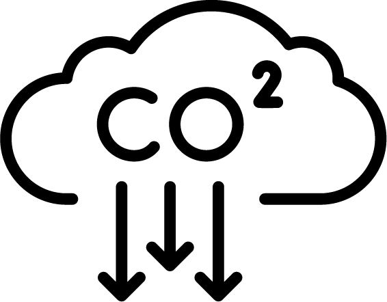 Riduzione delle emissioni di CO2 nell'ambiente