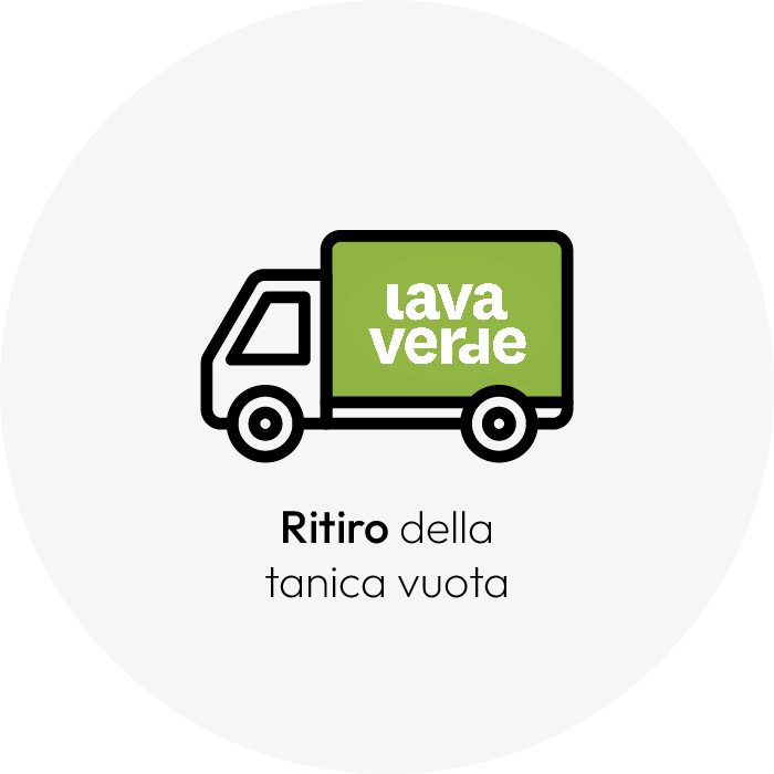 Ritiro della tanica vuota